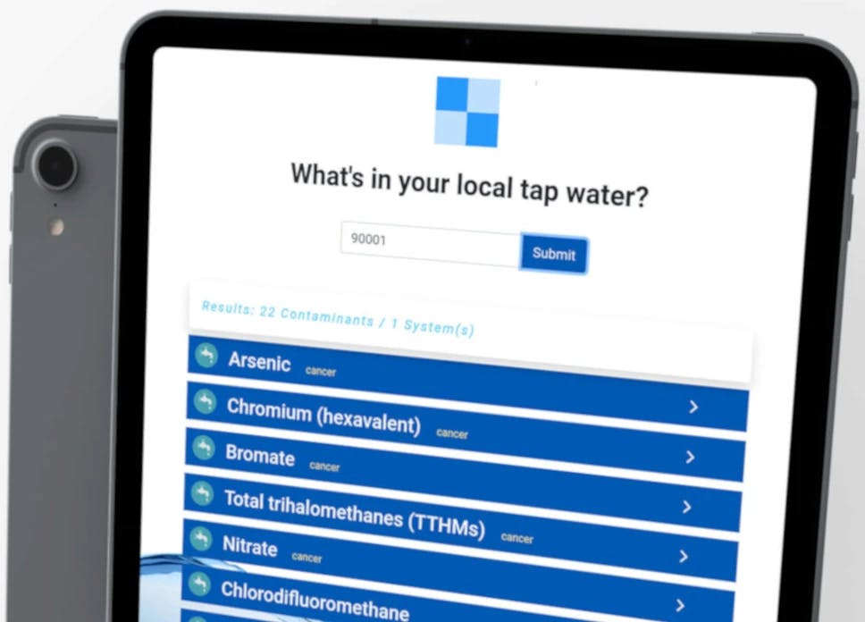 Water Contaminate Report Mobile App